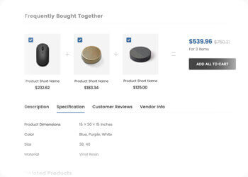 Frequently Bought - One of Wolmart main features